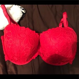 Red PINK BRA